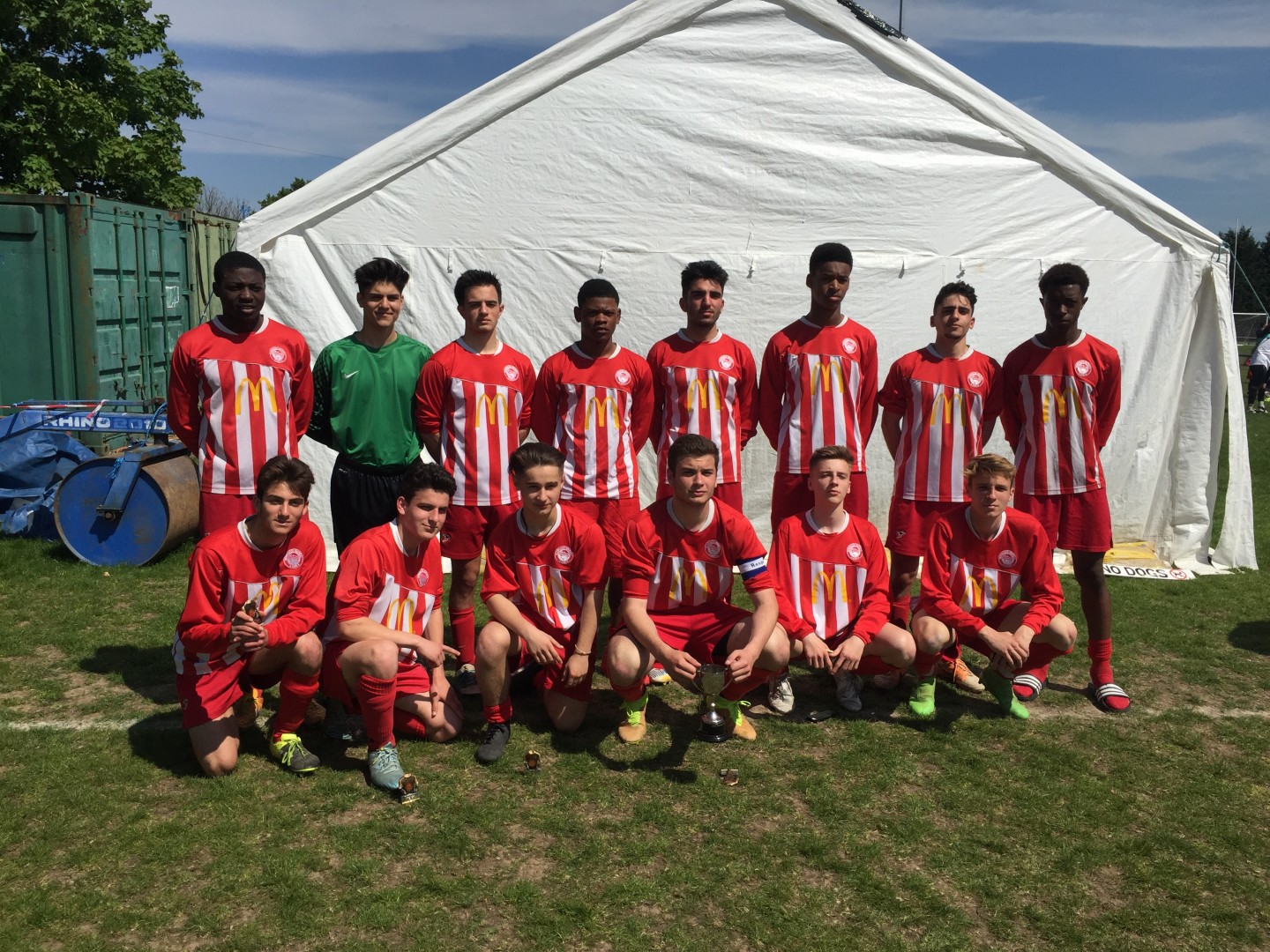 Olympiacos U16’s win Watford Friendly League Spring Cup