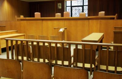 Αίθουσα στα δικαστήρια της Ευελπίδων, Πέμπτη, 7 Ιανουαρίου 2010.