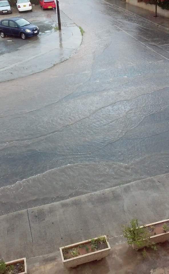 Heavy rain in Cyprus