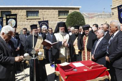 Τρισάγιο στα Φυλακισμένα Μνήματα για την εθνική επέτειο της 1ης Απριλίου.