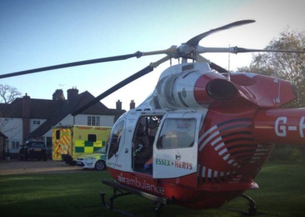 London Air Ambulance attends to two stabbings in Upper Street in Islington