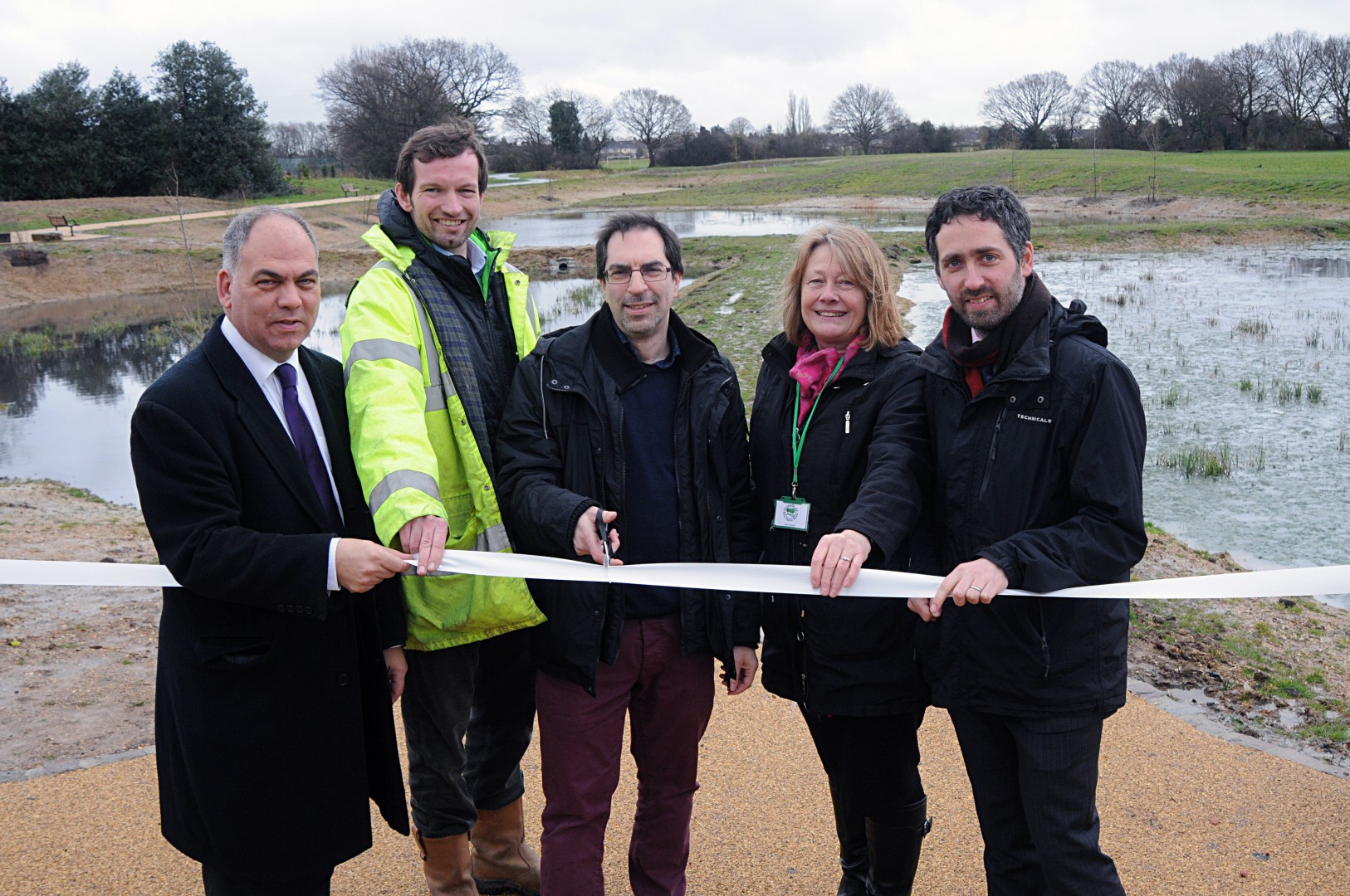 Firs Farm Park in Enfield opens new wetlands and cycleway