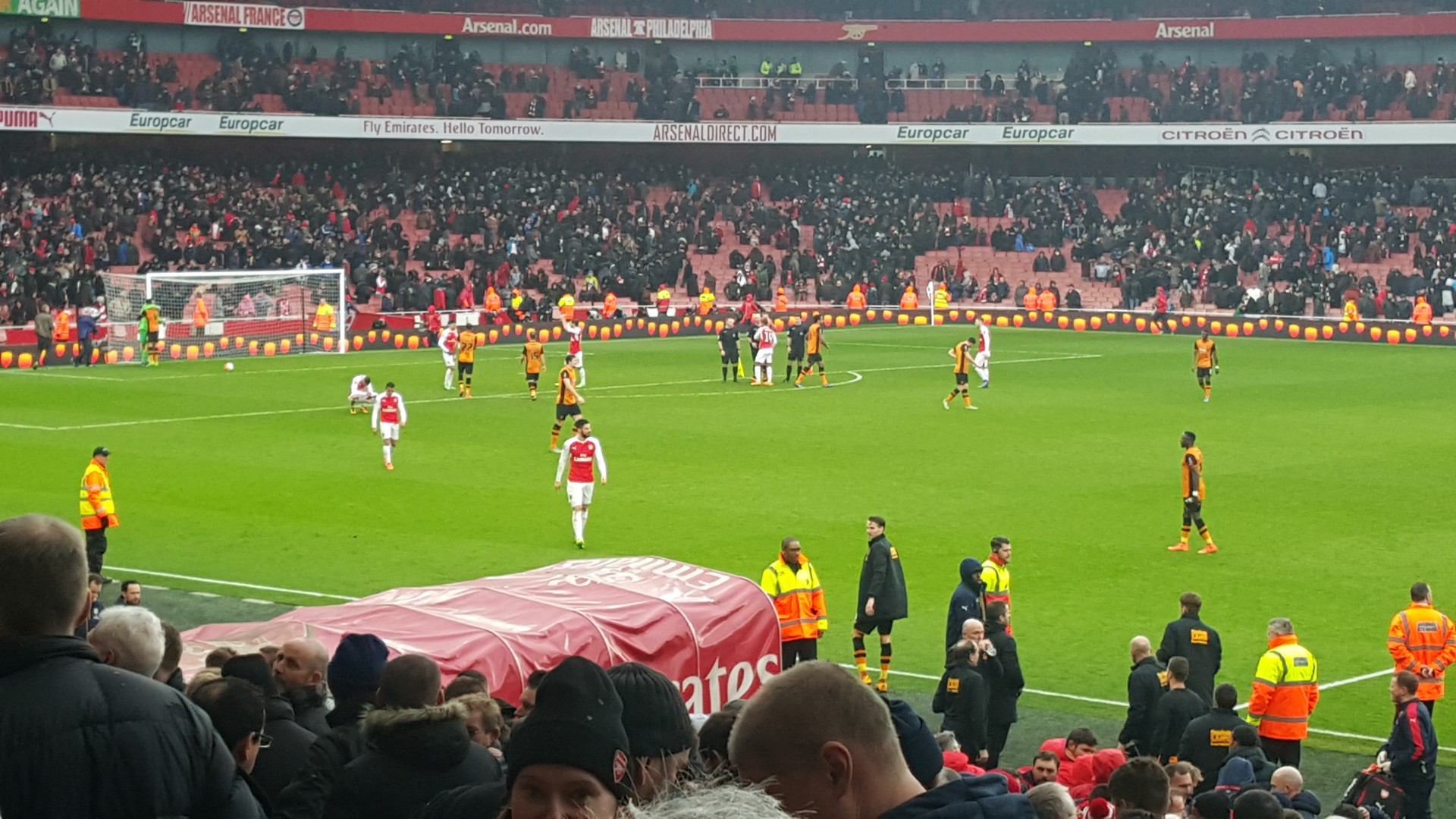 FA cup holders held by Hull