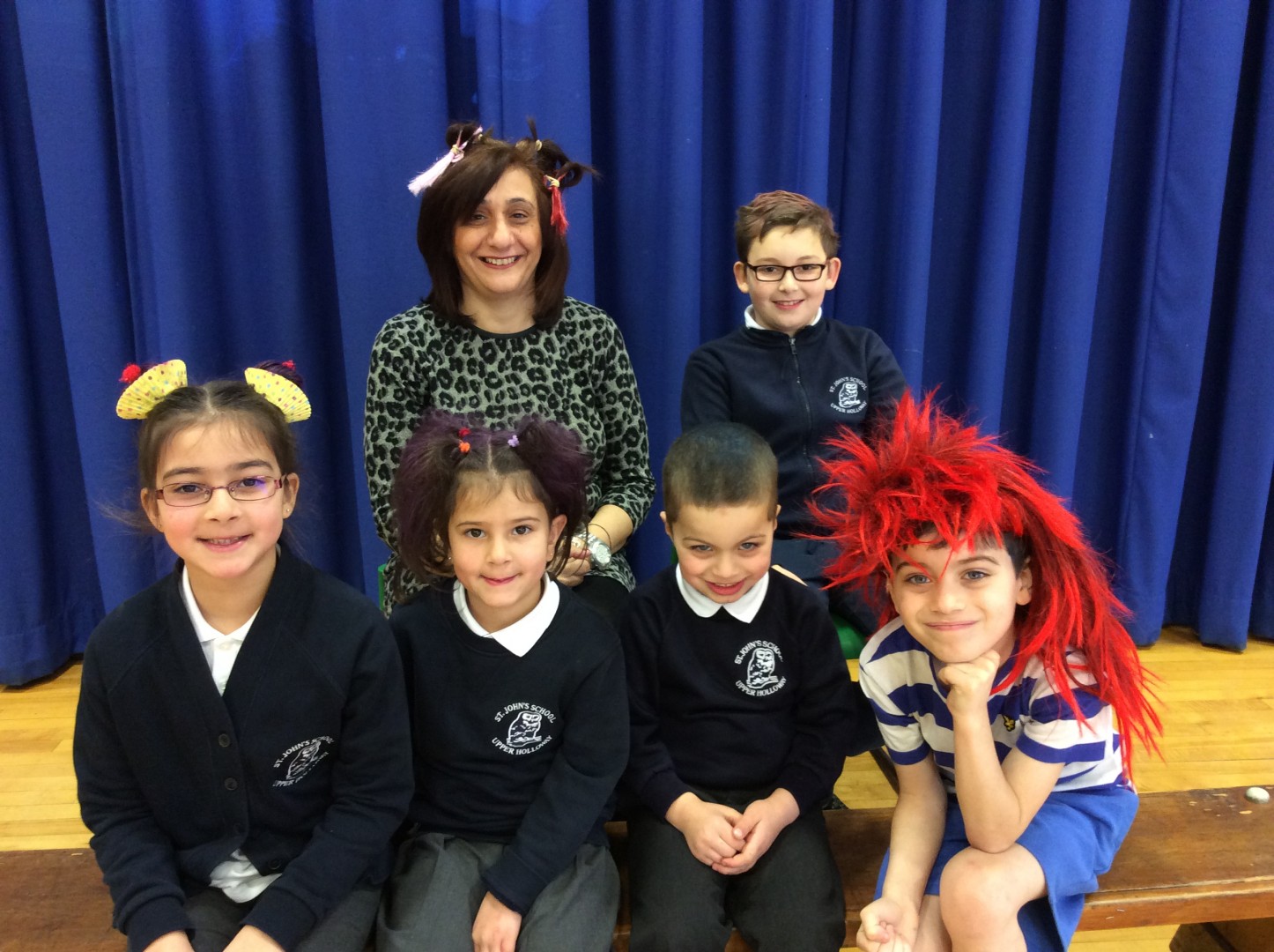 Hair-larious day at St John’s Upper Holloway primary school raises money for GOSH