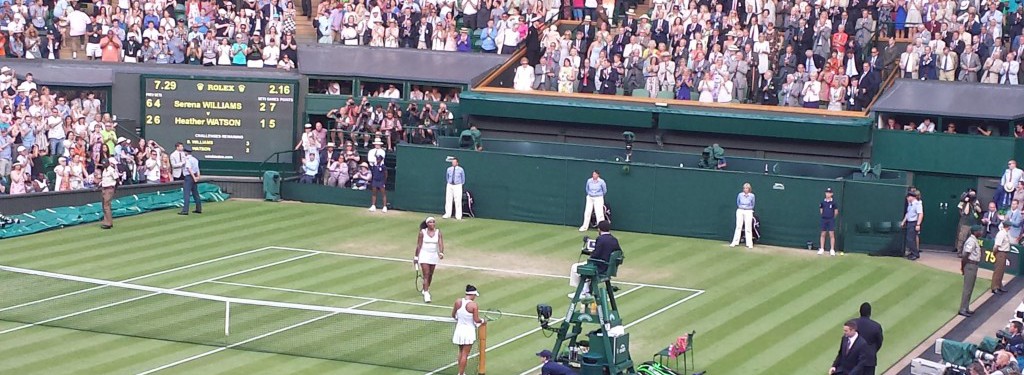 Wimbledon battles from early to late