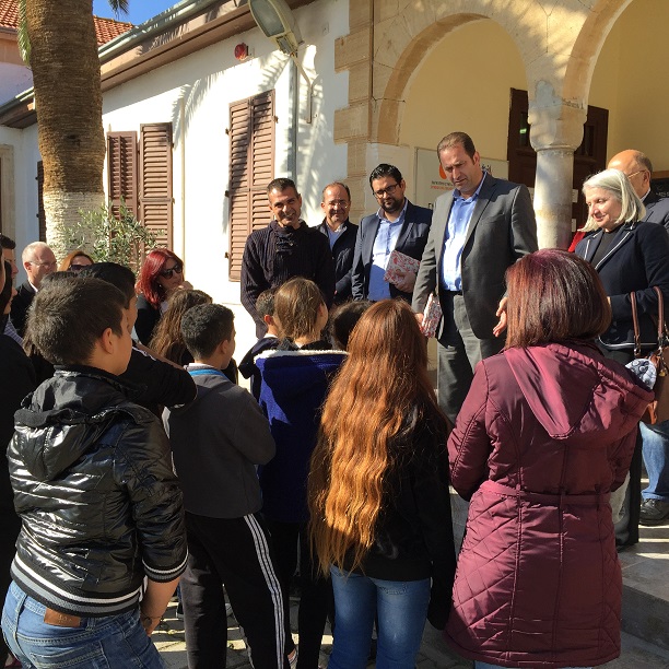 AKEL visits enclaved people and Karpasia schools in occupied areas