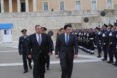 No to a solution with Turkish troops, Greek and Cypriot Defence Ministers say