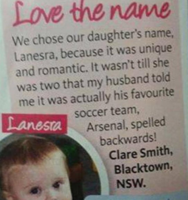 Husband names daughter Lanesra, wife doesn’t realise why until two years later !