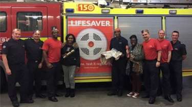 Firefighters rescue Enfield family’s Christmas dinner