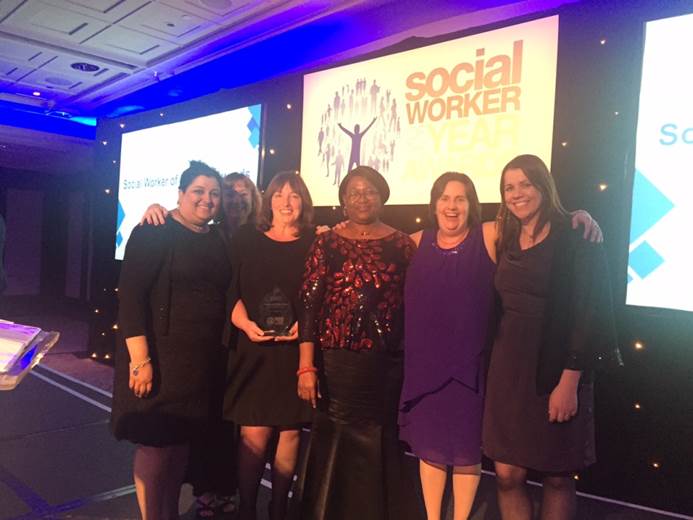 Barnet wins gold at national Social Worker Awards