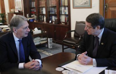 Anastasiades-Hammond discuss Cyprus problem, Turkey-EU relations and bilateral issues