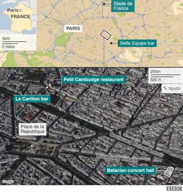 Paris attacks: More than 100 killed