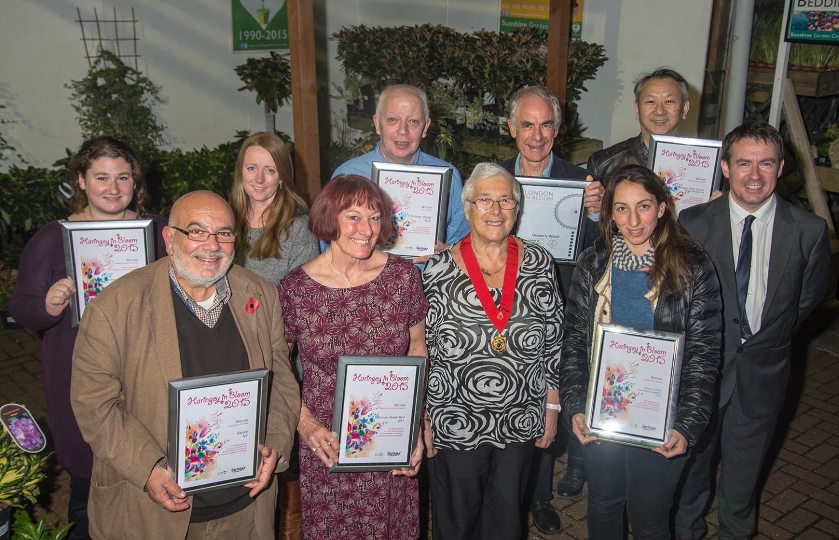 Gardeners reap rewards for beautiful blooms in Haringey