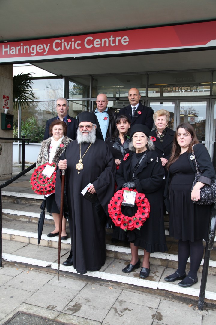 London Cypriot community marks Remembrance Day
