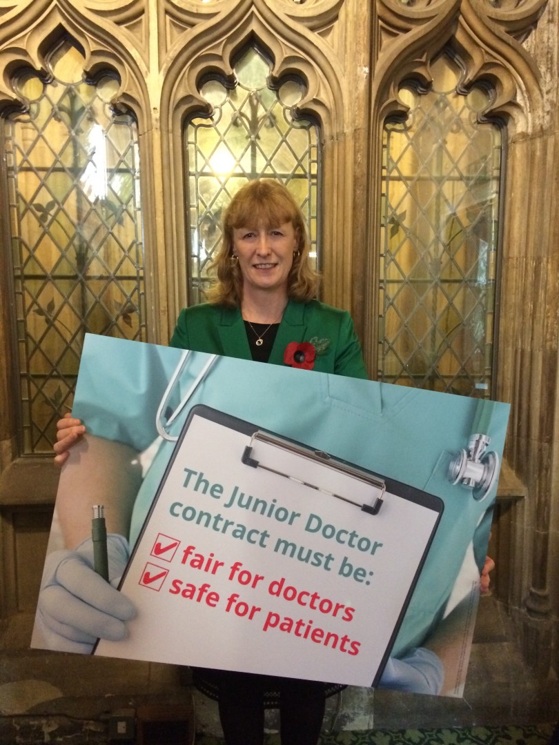 Joan Ryan MP speaks up for Enfield’s Junior Doctors