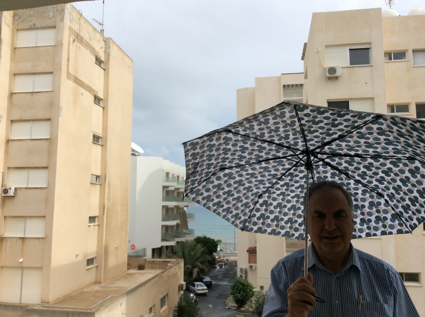 Parikiaki weather reports were live from Cyprus