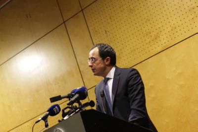 Ο Κυβερνητικός Εκπρόσωπος, Δρ Νίκος Χριστοδουλίδης, απευθύνει χαιρετισμό στην εκδήλωση του ΓΤΠ για την παρουσίαση του βιβλίου του Ευγένιου Ρωσσίδη με τίτλο “Kissinger and Cyprus: A study in Lawlessness”.