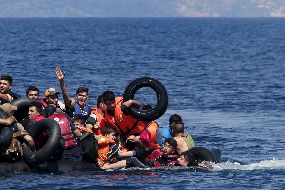 Babies, children among 34 refugees who drown as boat capsizes off Greek island