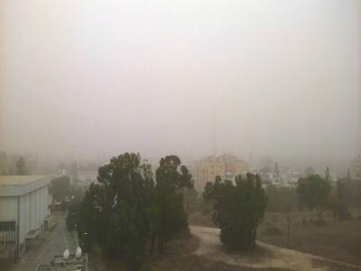 Dust warning in Cyprus