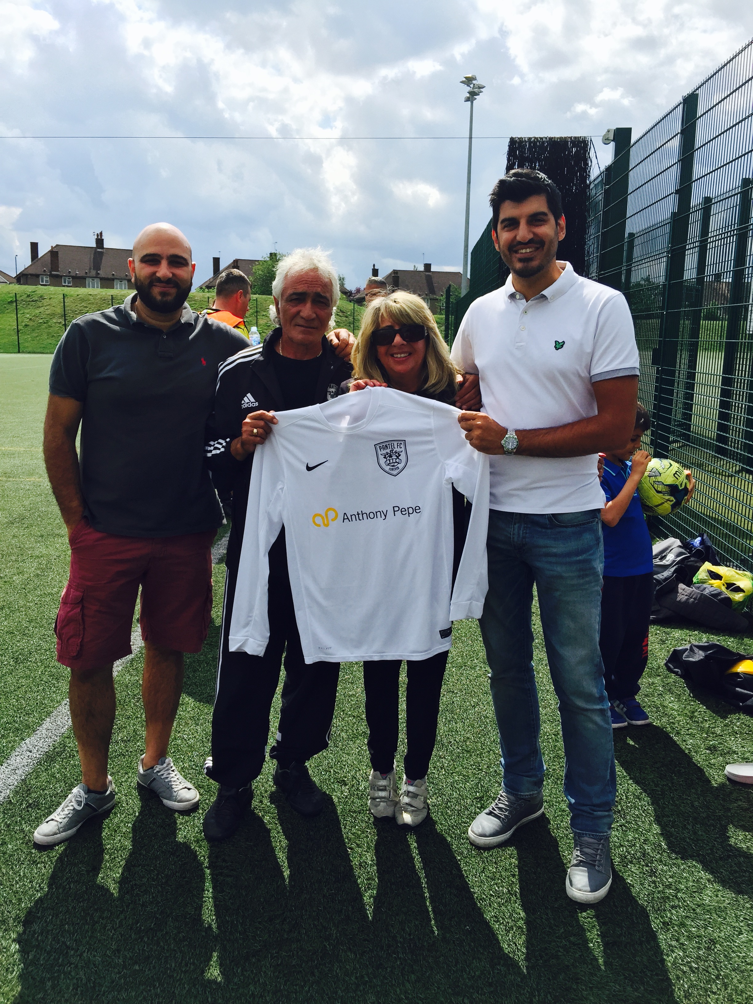 Anthony Pepe estate agents sponsoring Pantel FC for the next two years