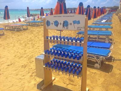 Tourists annoyed by cigarette butts and look what Peyia in Cyprus is doing to stop it