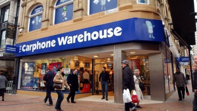 Carphone Warehouse in customer data breach