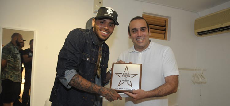 Chris Brown rocks Ayia Napa