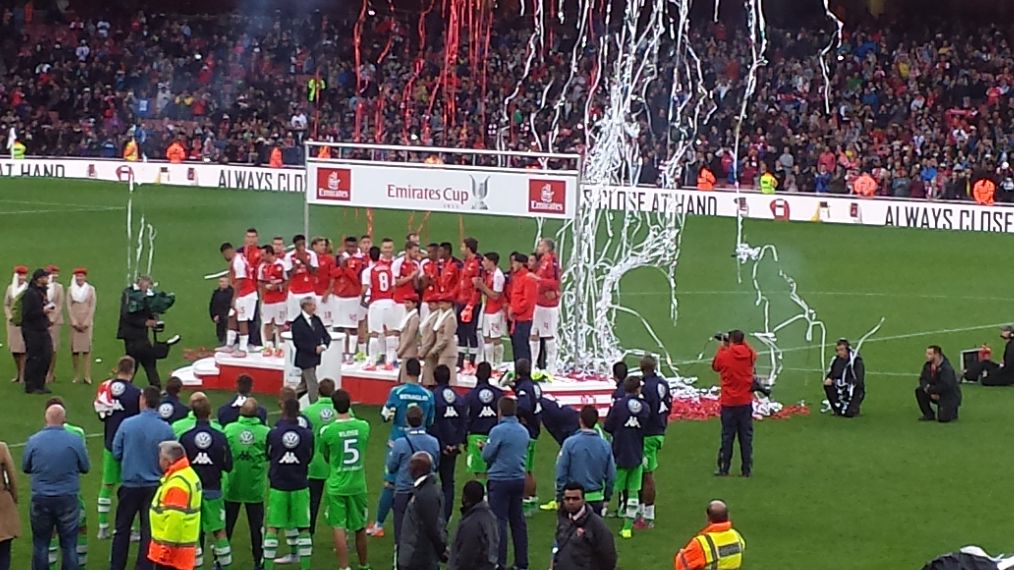 Arsenal win Emirates Cup