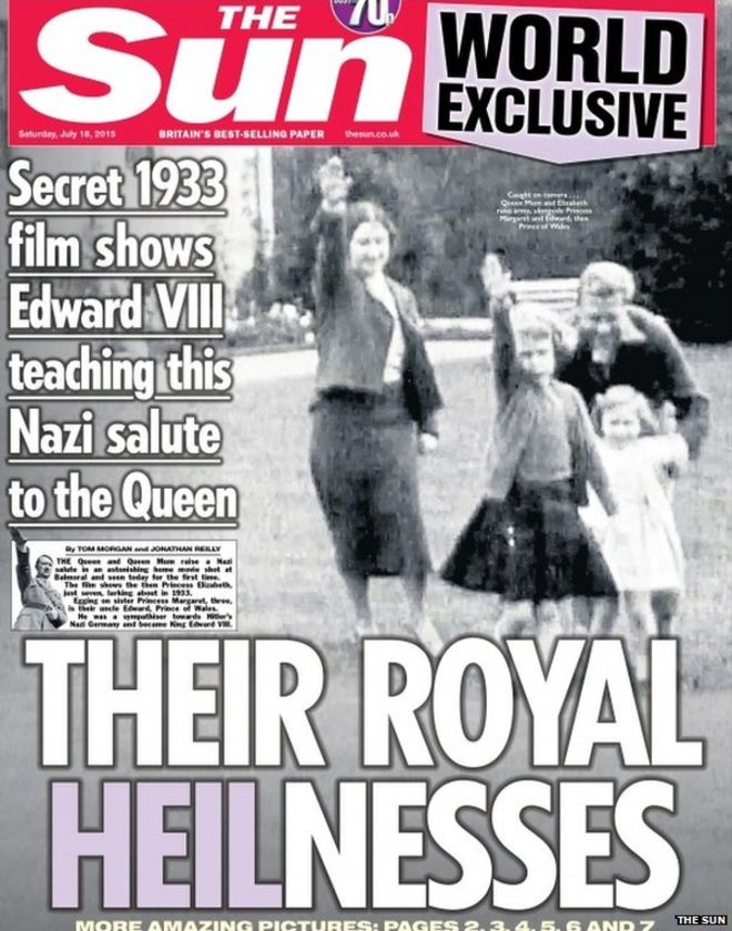 Queen Nazi salute film: Palace ‘disappointed’ at use