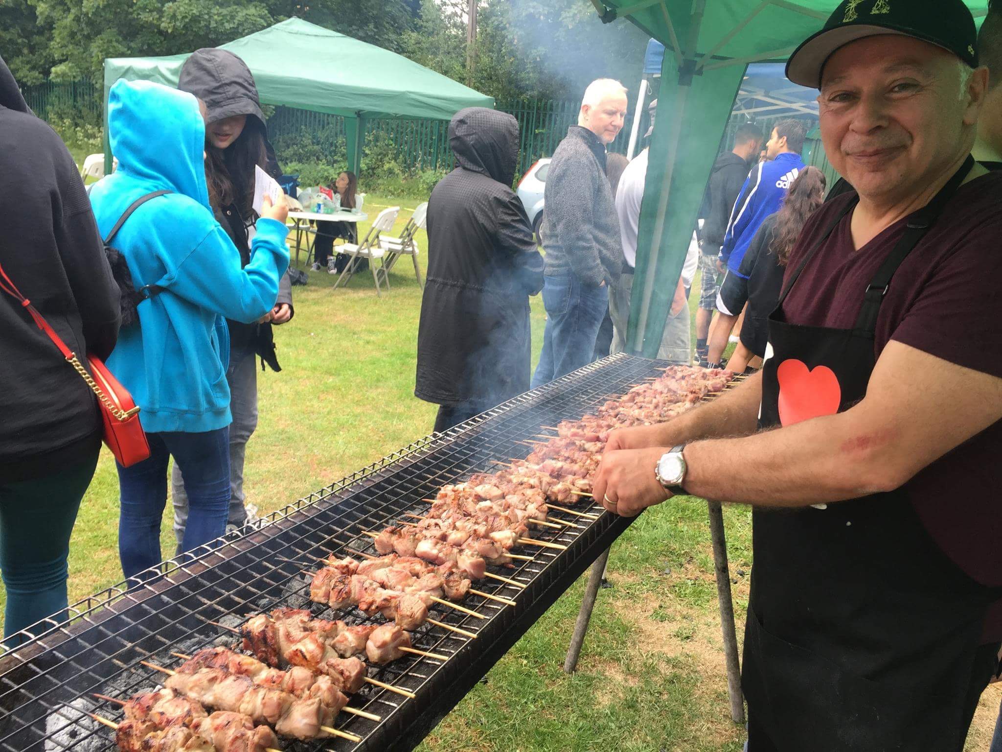 Komi Kebir FC Barbecue and presentation