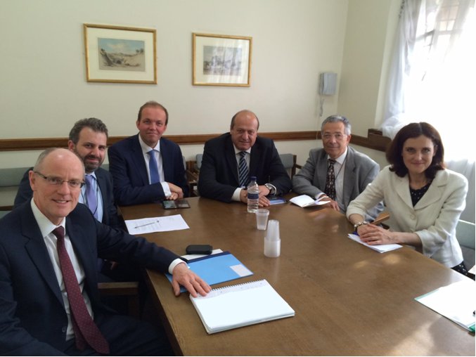 Education Minister meets Theresa Villiers and leading members of Cypriot community to hear the case for saving Greek A Level