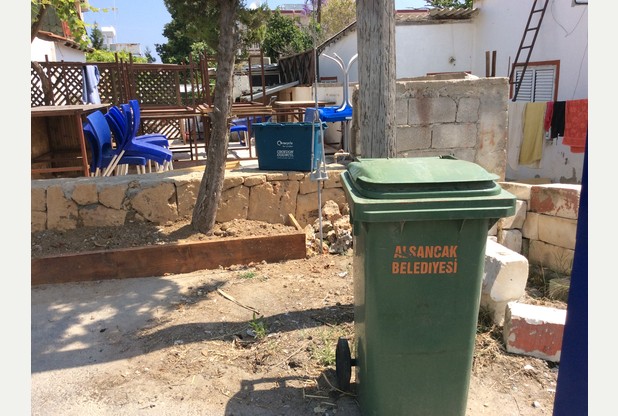 Croydon Council recycling box spotted in Turkish occupied part of Cyprus