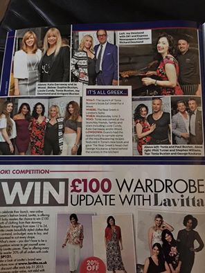 Tonia Buxton’s Book launch in this week’s OK magazine