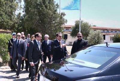 Cyprus Talks resume with a positive first meeting, says President