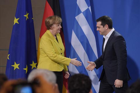 Merkel: must prevent Greece running out of cash before deal