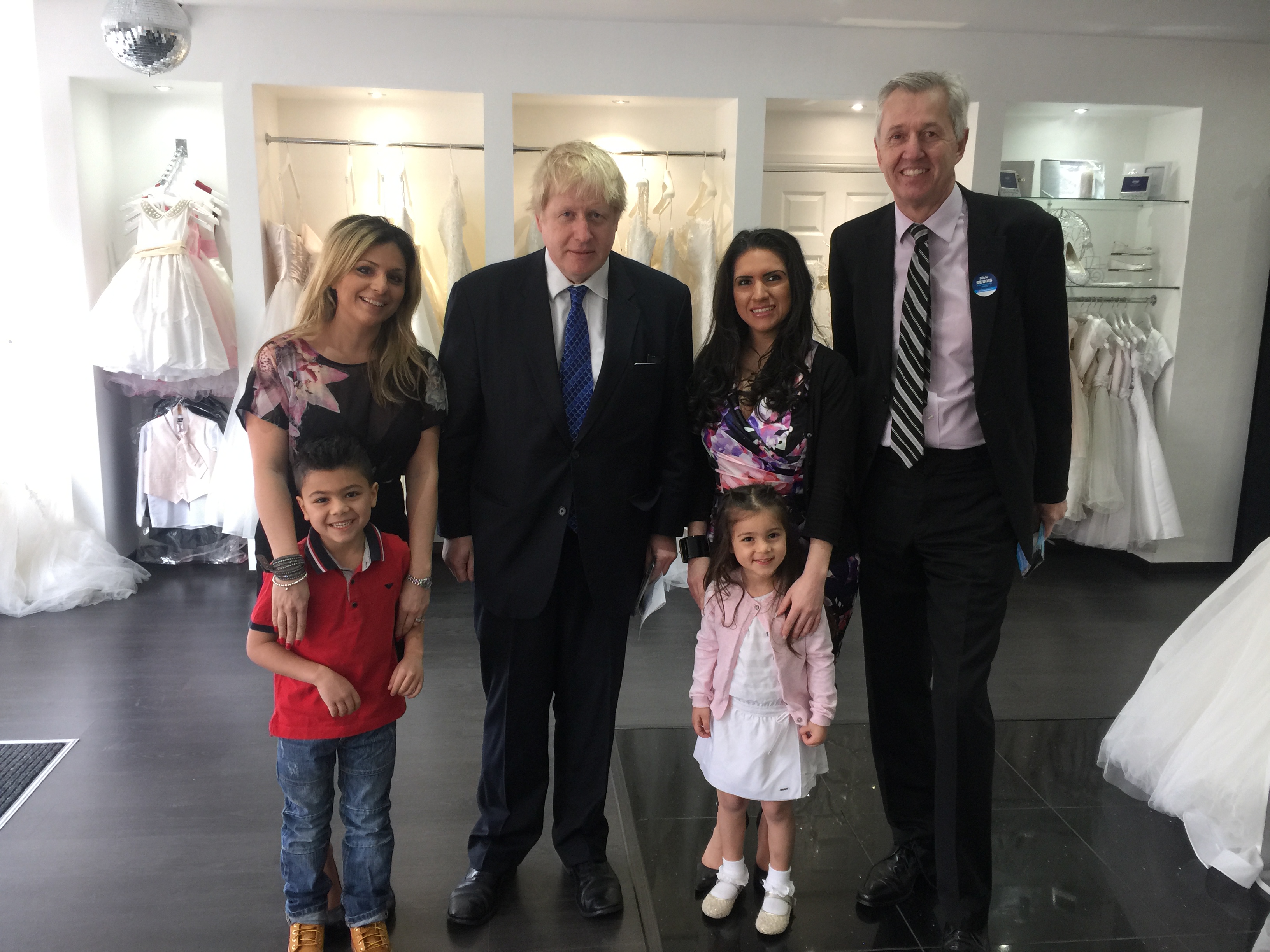 Mayor of London visits Cypriot-owned The Boutique