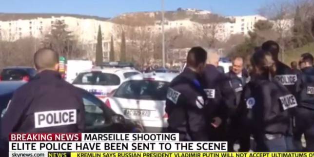 Gunmen armed with AK47s open fire in Marseille during Prime Minister’s visit
