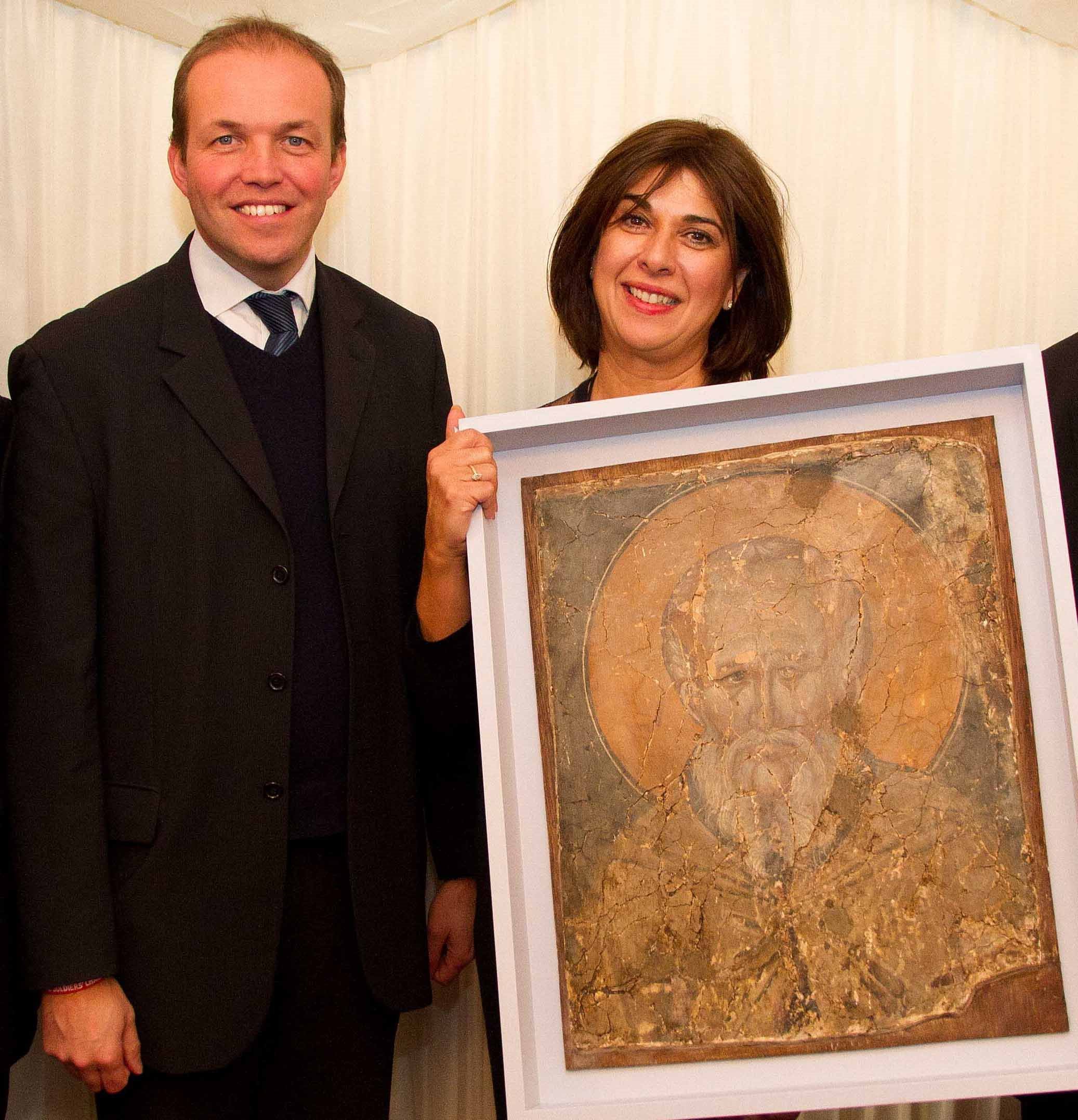 Stolen Cyprus Frescoes Displayed in House of Lords