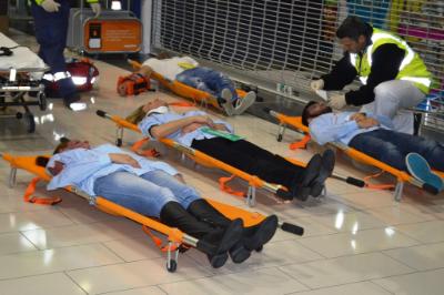 Evacuation drill at Larnaka Airport successful