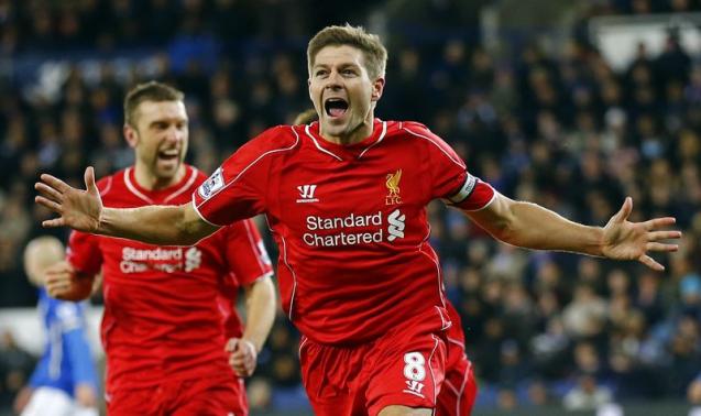 Gerrard helps Liverpool triumph, United win again