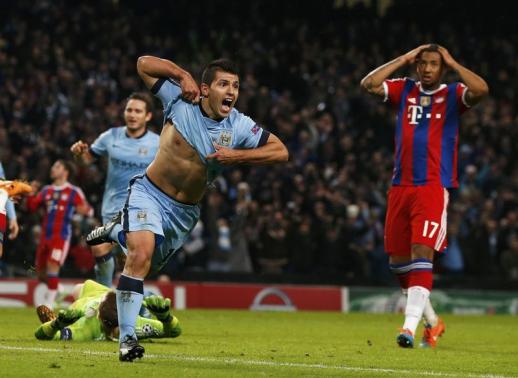 Aguero hat-trick rescues City’s Champions League campaign