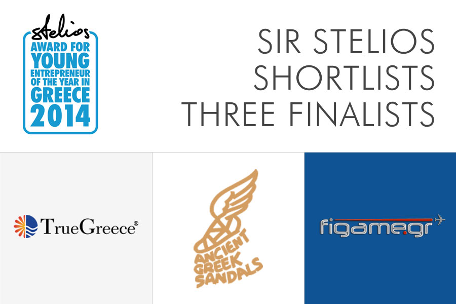 Sir Stelios shortlists three finalists for the Award For young Entrepreneur of the year in Greece 2014