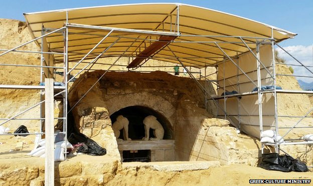 Tomb mystery in Greece