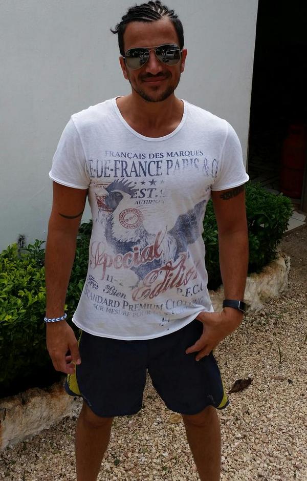 Peter Andre shows off dramatic new hairstyle