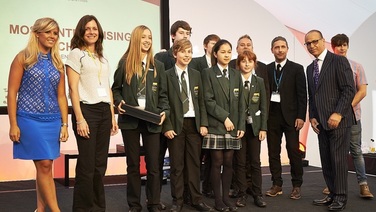Theo Paphitis praise for enterprising school
