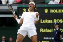 Nadal fights off bogeyman Rosol, Serena on a roll