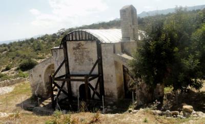 Emergency works save 15th century church in Cyprus from total collapse
