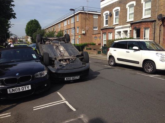 A Cypriot wakes up to see his car in this unbelievable scene in London Street