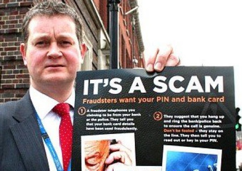 Police launch major drive to alert public to dangers of bank fraud scam