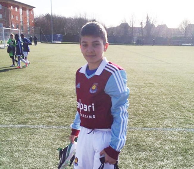 Twelve-year old Cypriot Spyrides signs for West Ham